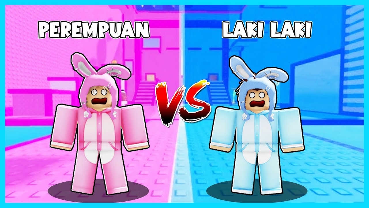MIPAN & ZUZUZU Parkour Tower Perempuan Vs Laki Laki! ROBLOX