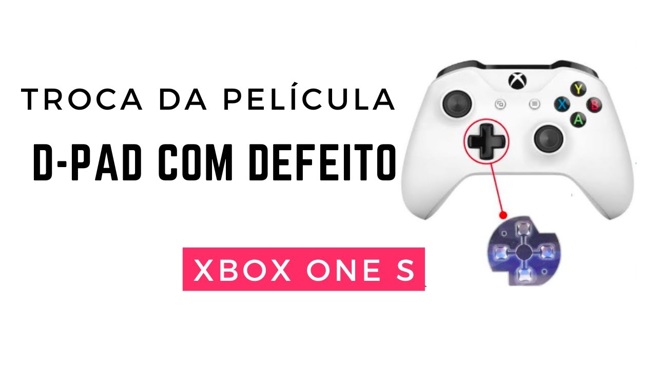 Troca Da Película D pad Controle Xbox One S | Dpad Com Defeito.