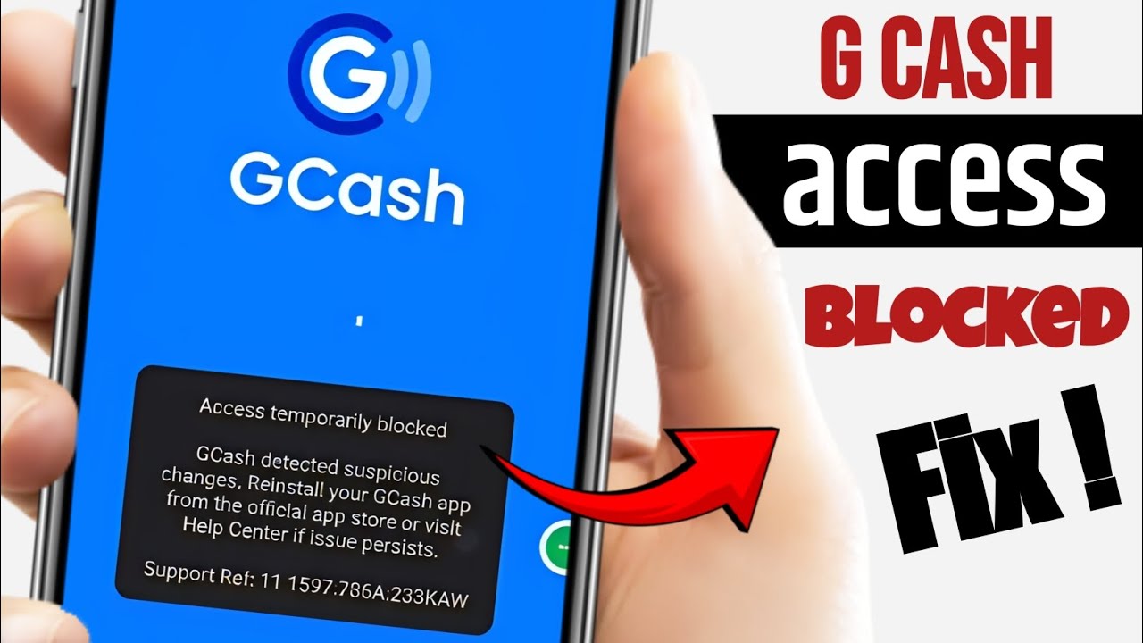Gcash Access temporarily blocked | GCash detected suspicious changes Reinstall your GCash app