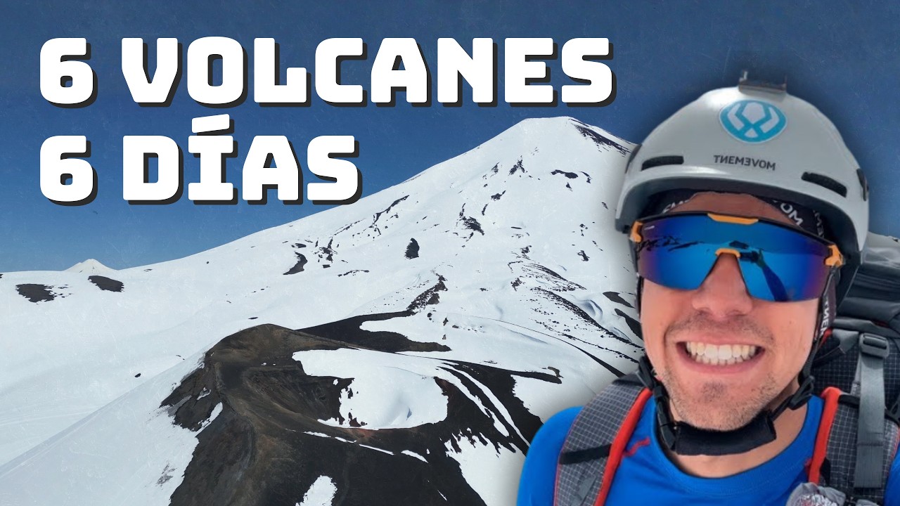 Una semana esquiando VOLCANES 🌋 en el Sur de CHILE 🇨🇱