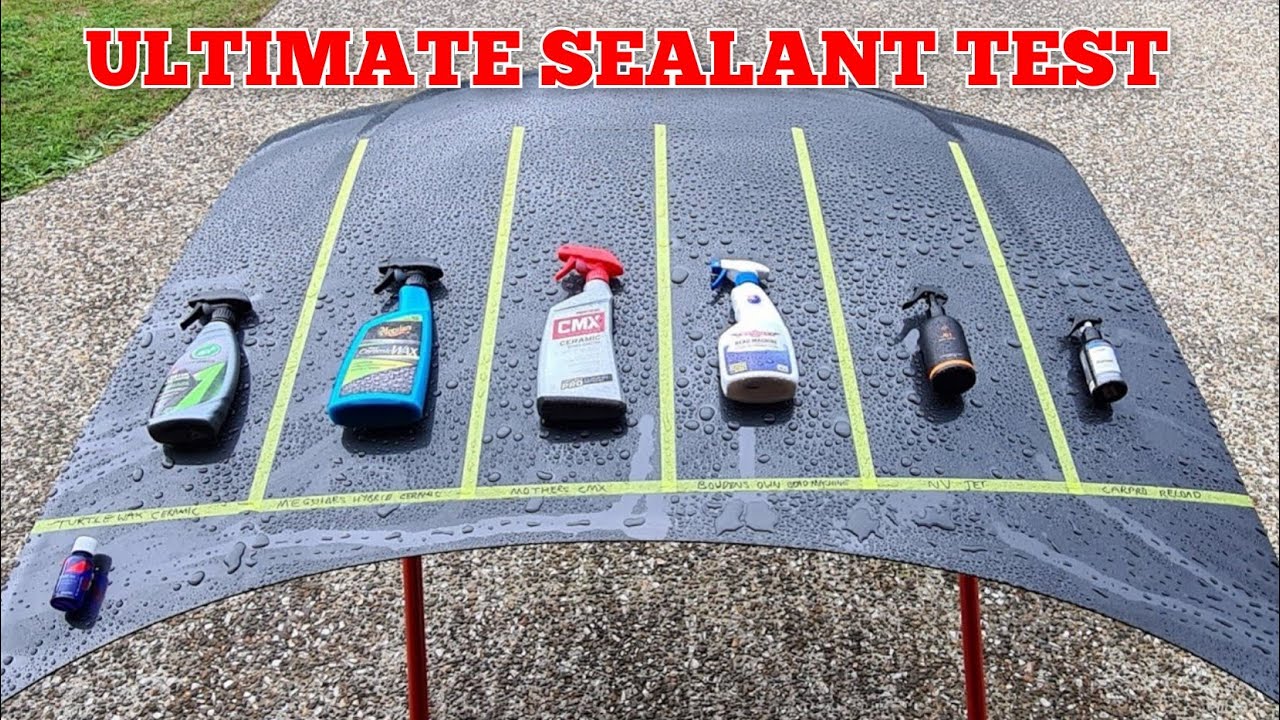 Ultimate Spray Sealant Test First Rinse Turtle Wax vs Meguiars vs Mothers vs Bowdens vs NV vs Carpro