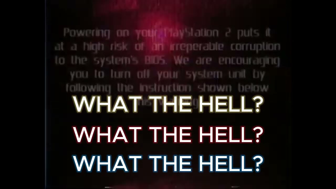 PS2 Killscreen Text to speech Bad ending