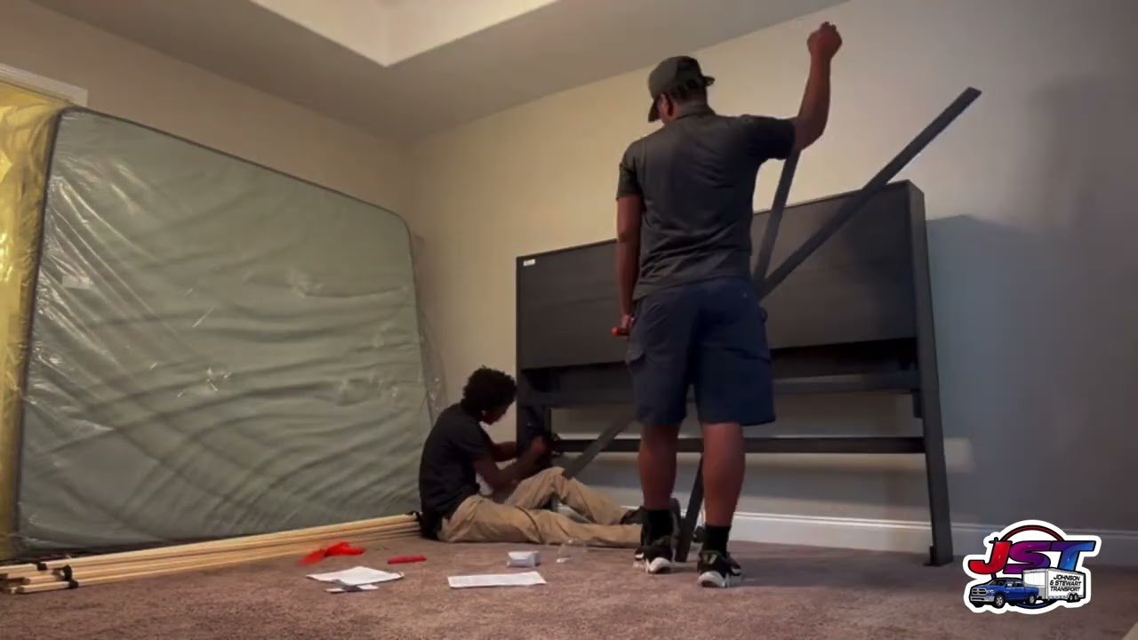 Furniture Delivery & Assembly ( King Size Bluetooth & Motion Light Bedroom Set)