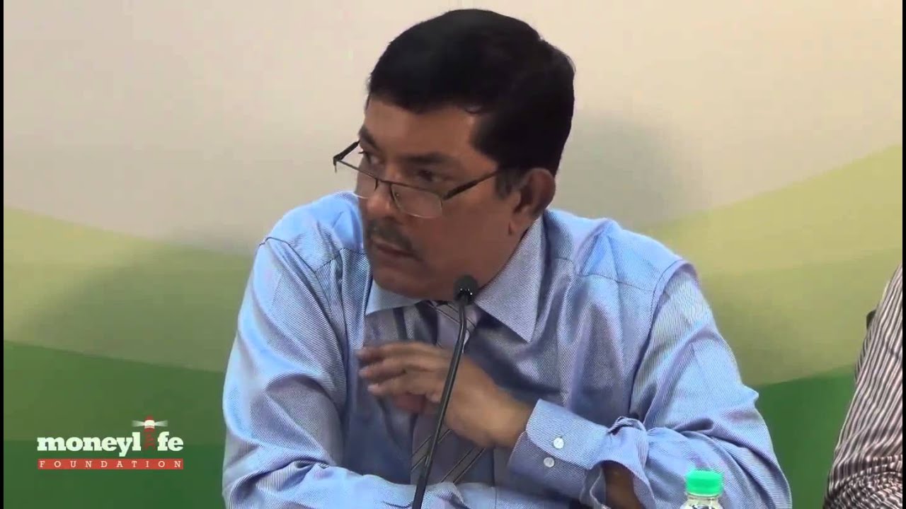 A K Dasgupta interacts with the audience at Moneylife Foundation