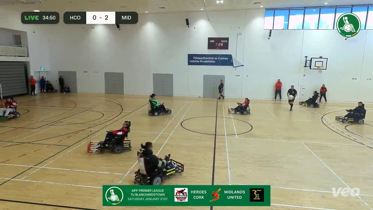 Association of Irish Powerchair Football Live Stream