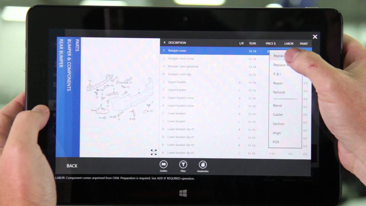 Using CCC ONE Touch