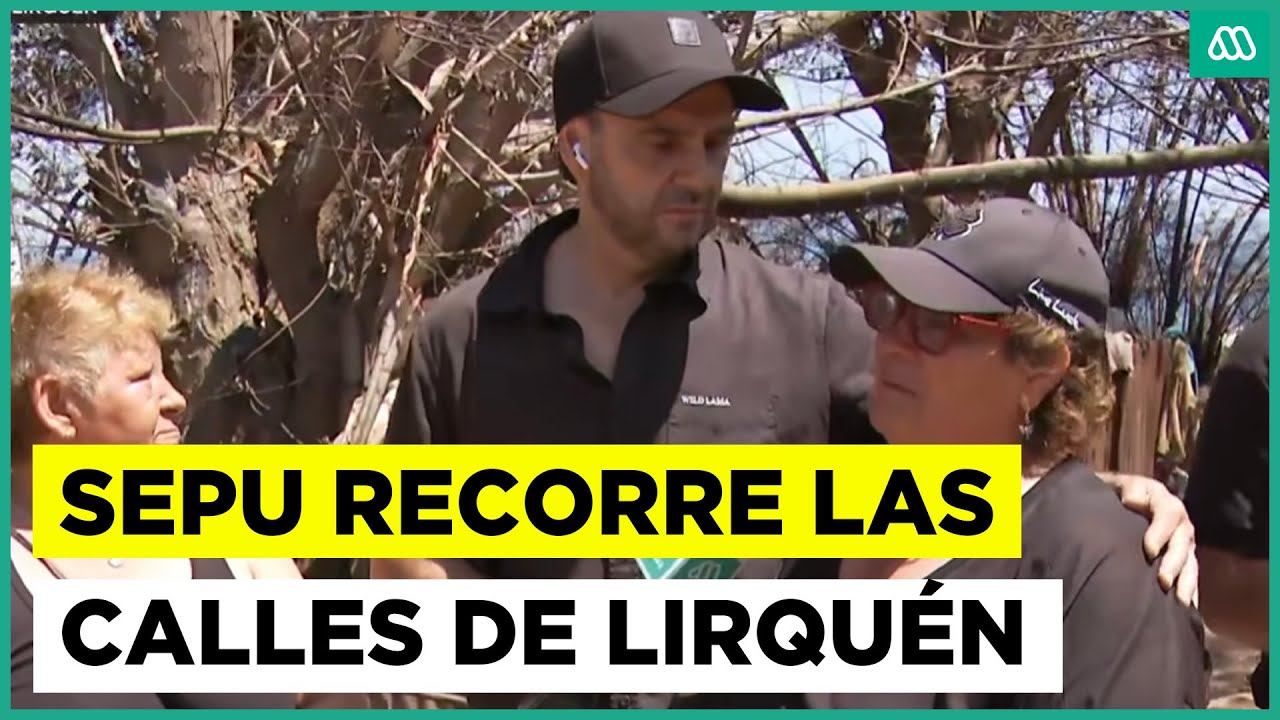 ¡Emocionantes muestras de solidaridad! Rodrigo Sepúlveda recorre Lirquen conociendo sus historias