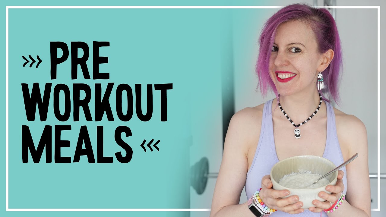 3 PRE-WORKOUT-MEALS - HIGH PROTEINE & OHNE PROTEINPULVER