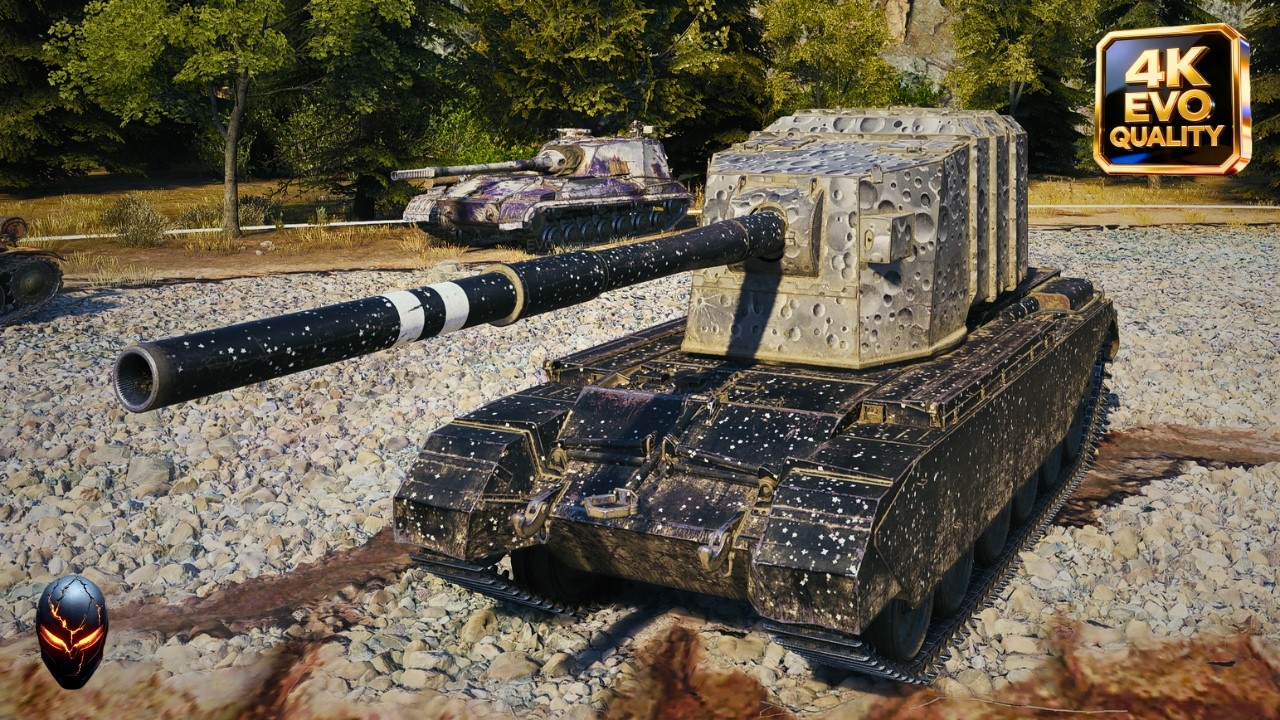 2x FV4005 Stage II 13.9K Damage 8 Kills & 10K & FV215b 183 10K Damage 8 Kills  World of Tanks