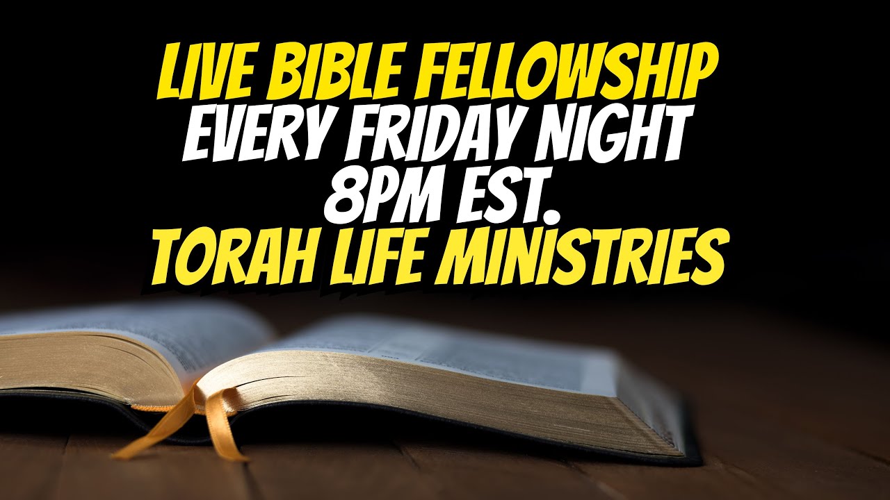 Bible Fellowship Friday December 26th,  2025 @ 8:00 pm et.