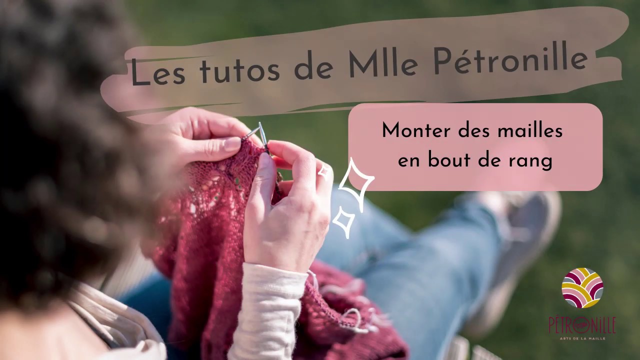 Tuto Montage des mailles en bout de rang