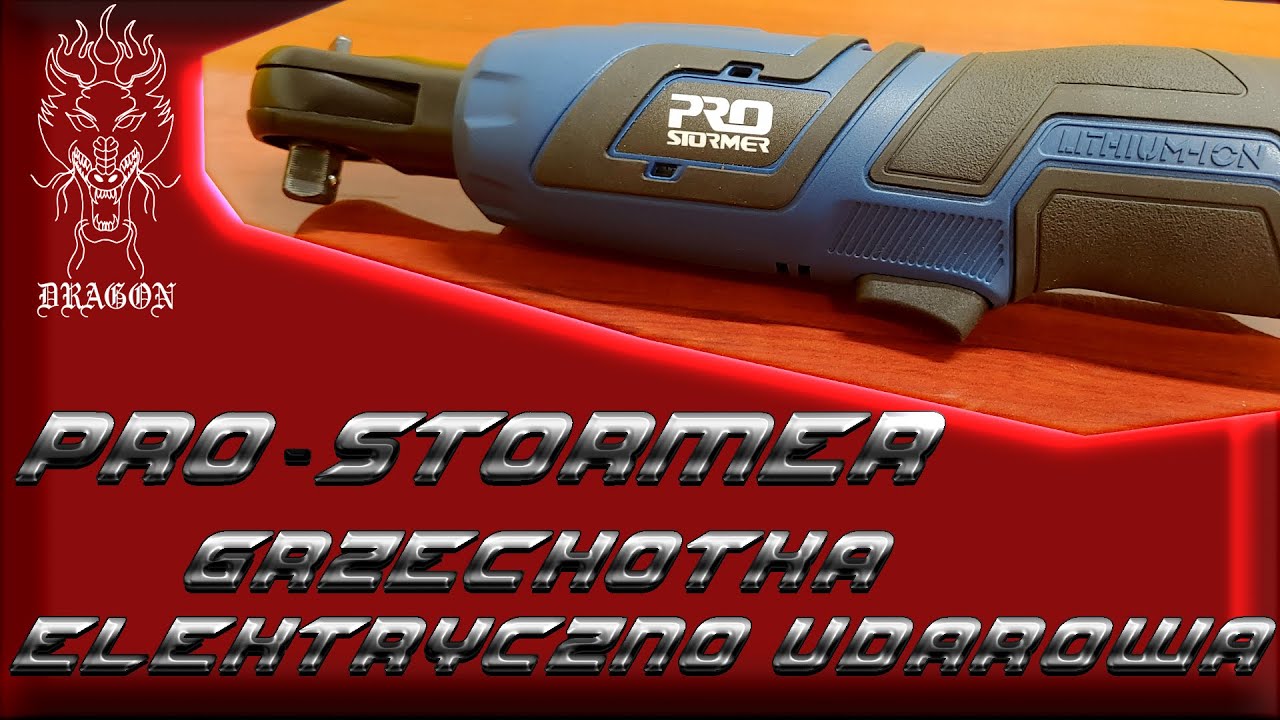 Grzechotka udarowa elektryczna z AliExpress - PRO Stormer