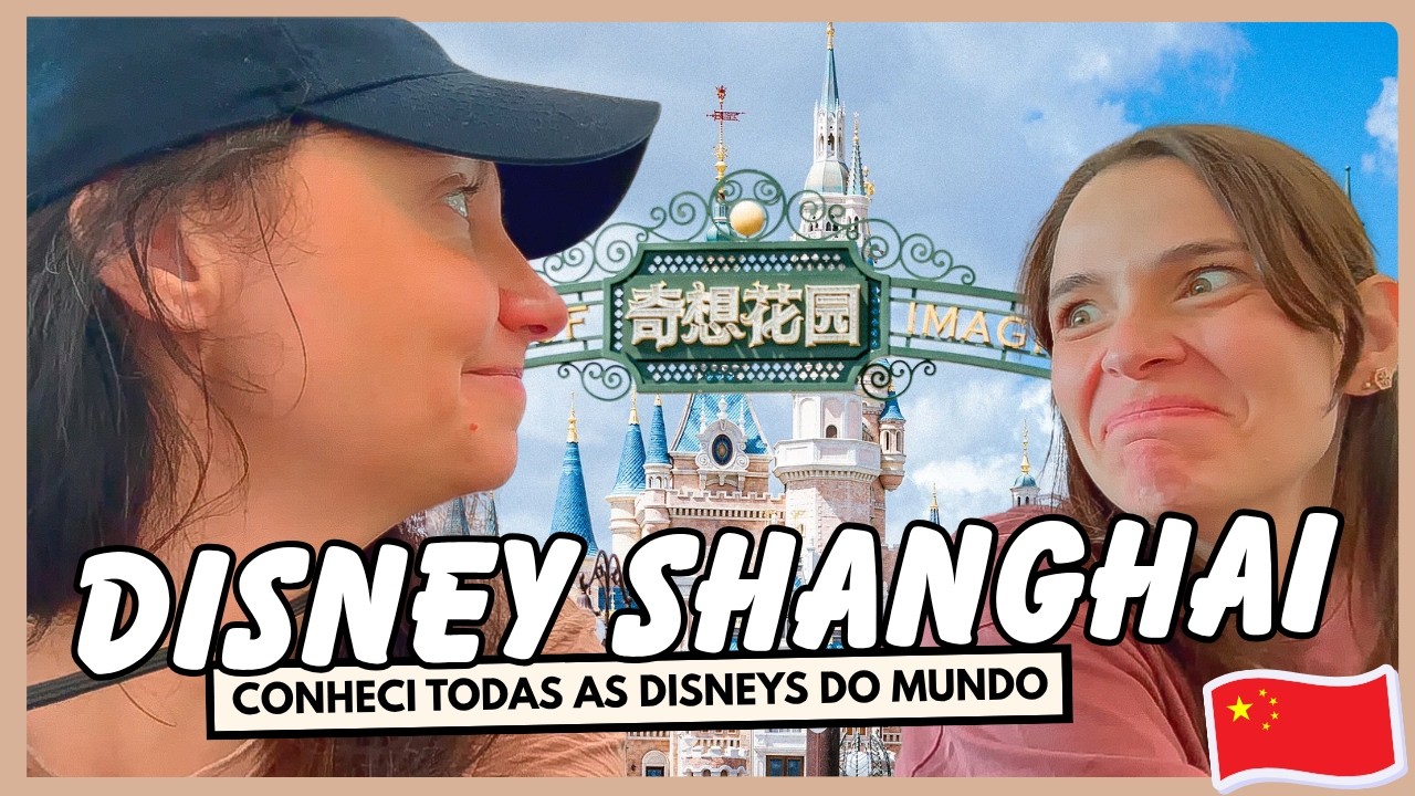 Conhecemos a DISNEY de SHANGHAI! | VLOG DA &Aacute;SIA #3