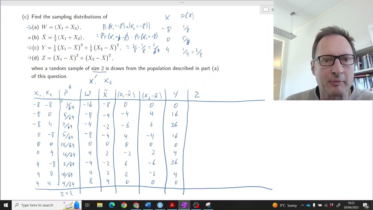 Sampling Distributions Exercise