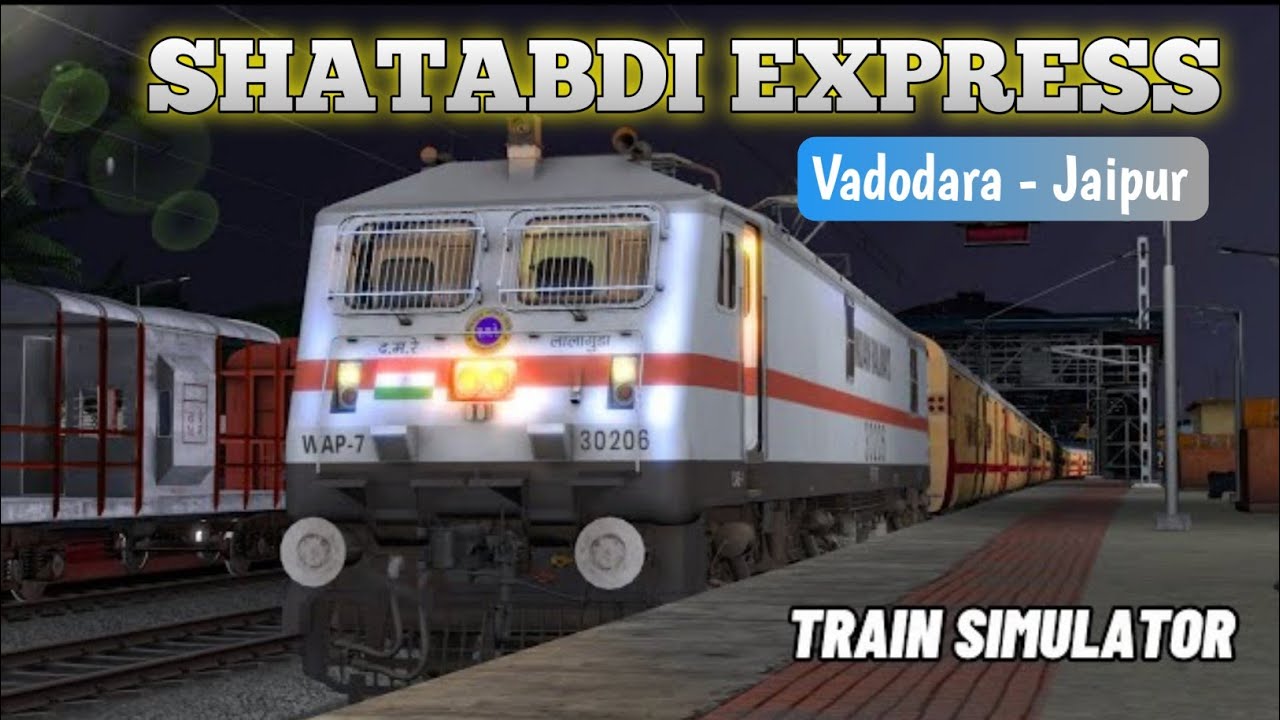 Super Fast Shatabdi Express | Indian Train Simulator | Mobile Train Gameplay 