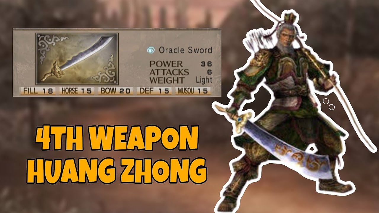 Cara Mendapatkan 4TH Weapon Huang Zhong Di Dynasty Warriors 5 PS2