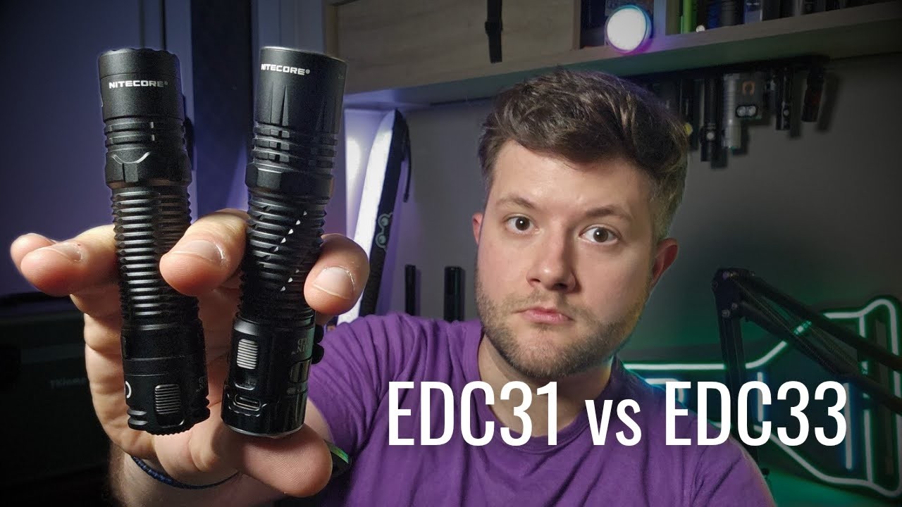 Nitecore EDC31 vs EDC33: 4000 l&uacute;menes EDC