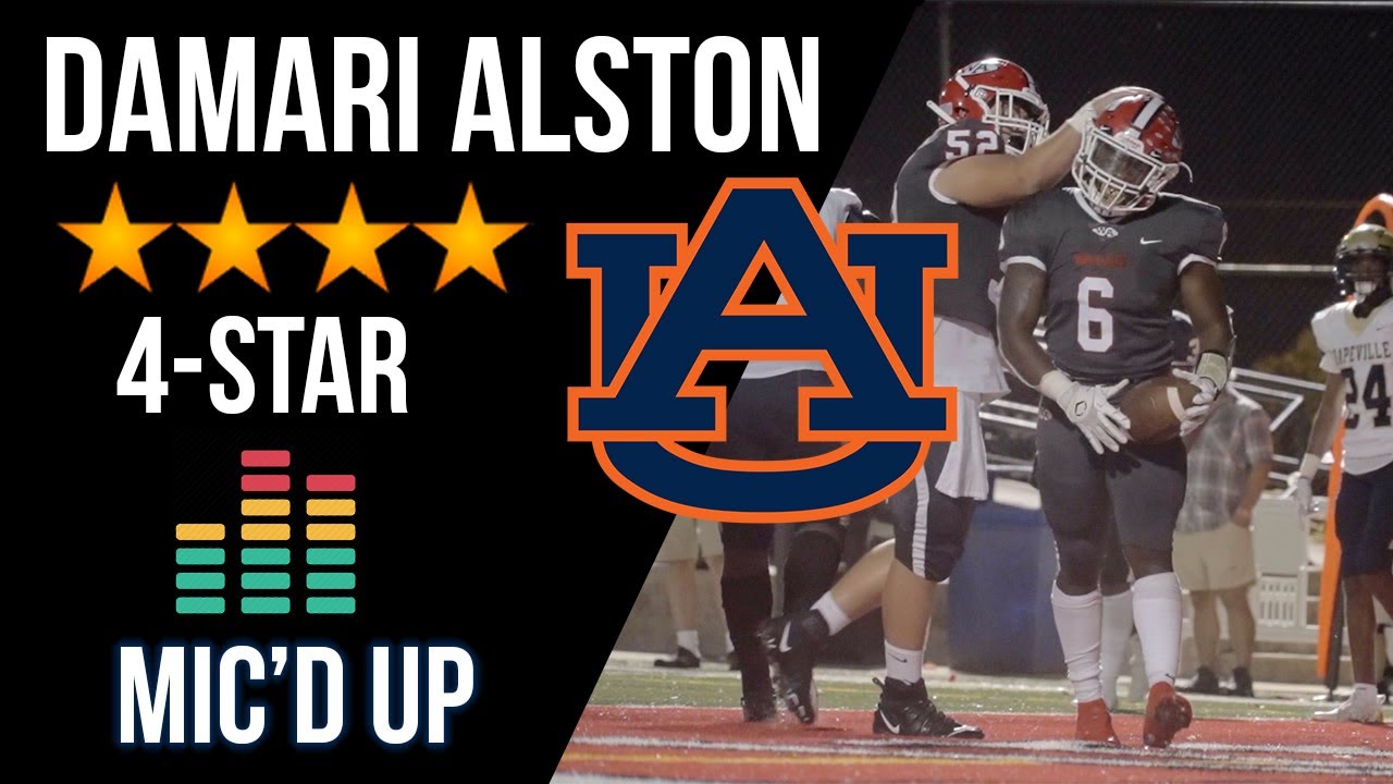 THIS DUDE WILL RUN ANYBODY OVER !!!!! Damari Alston MIC'D UP