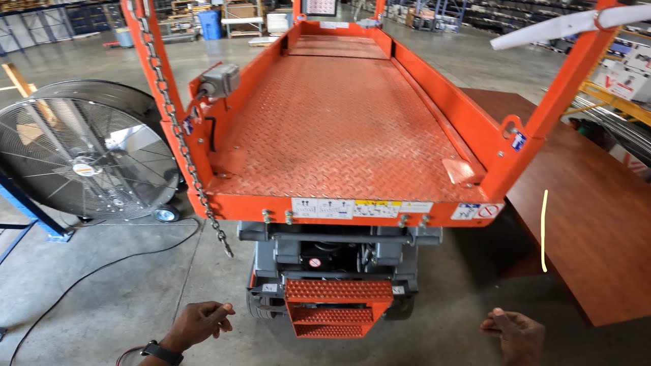Как пользоваться подъемником Scissor Lift/Skylift