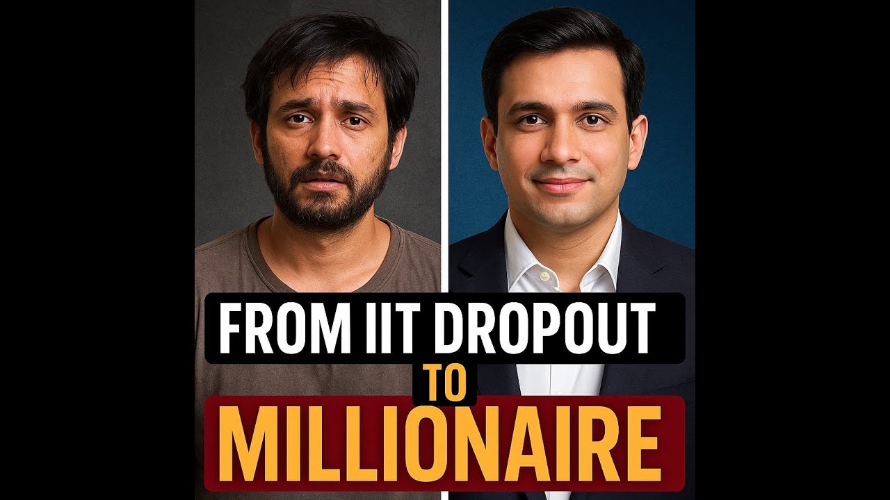 From IIT Dropout to Millionaire Entrepreneur | My Journey from Rock Bottom to Financial Freedom