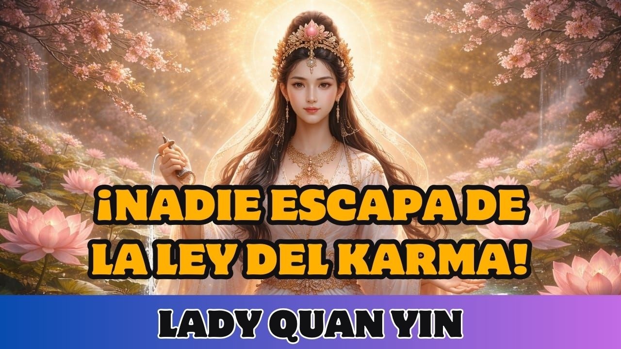 🌸 LADY QUAN YIN:  ¡NADIE ESCAPA DE LA LEY DEL KARMA!