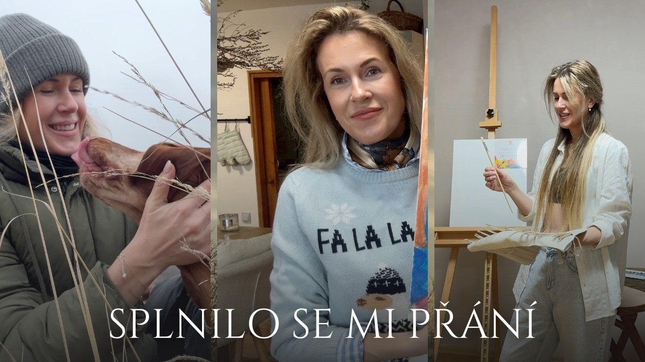 NAŠLA JSEM SVŮJ NOVÝ VENTIL: Lednový vlog | Moje narozeniny | malování