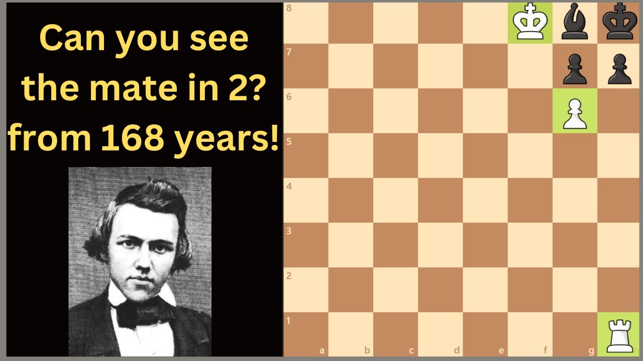 Mate in 2 Most Famous and Beautiful Morphy’s puzzle