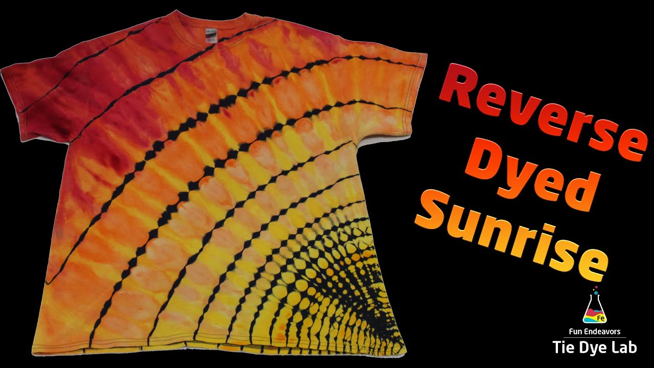 Tie-Dye Designs: Reverse Dyed Sunrise [Incline Ice Dye]