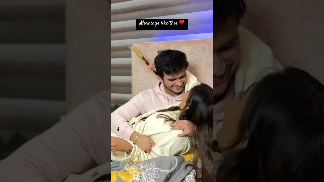 Mornings after marriage!😍 #tanshi #viral #couplegoals #love #shorts