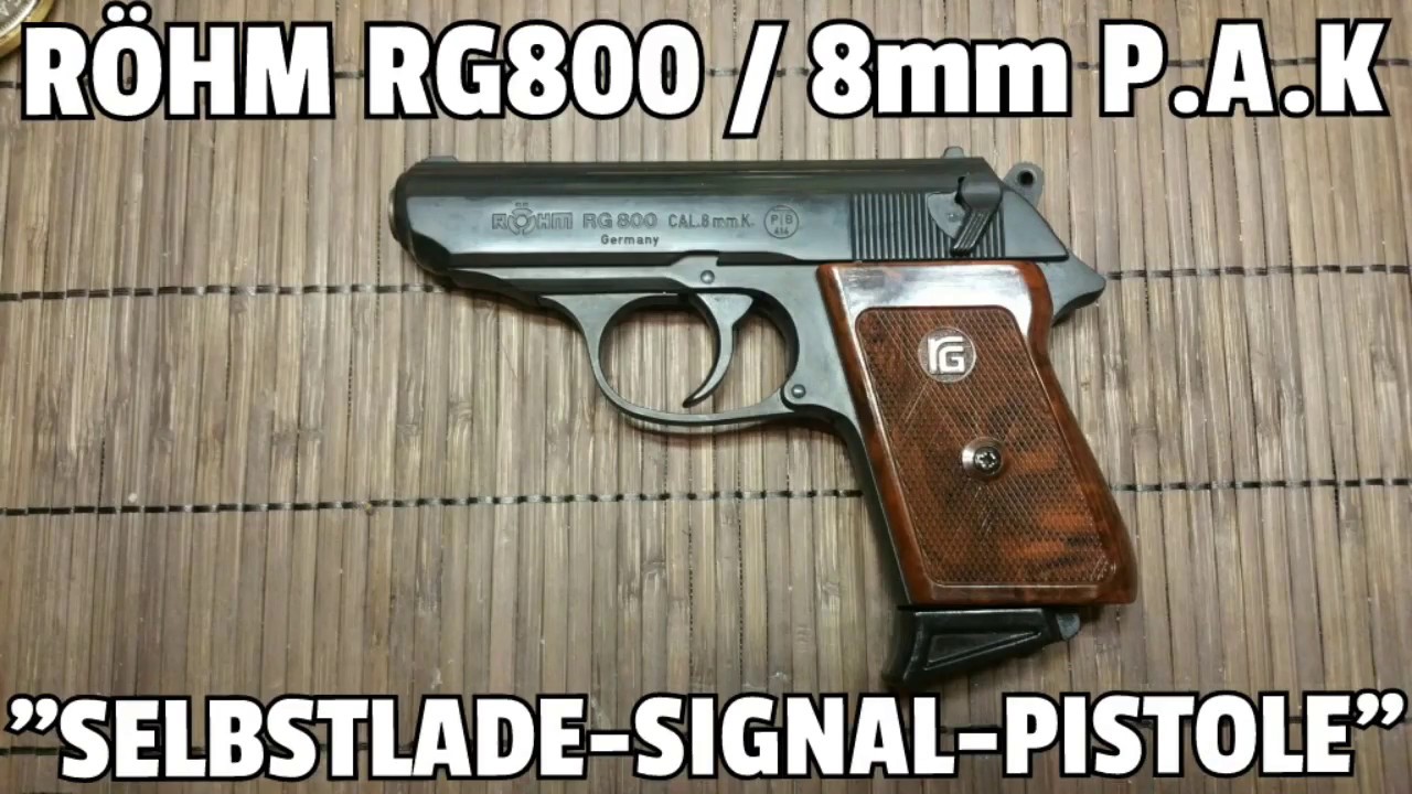 ✔RÖHM RG800 ☆ 8mm P.A.K ☆ REVIEW ☆ WaffenPassionUnited-wpu.com ☆ German Review