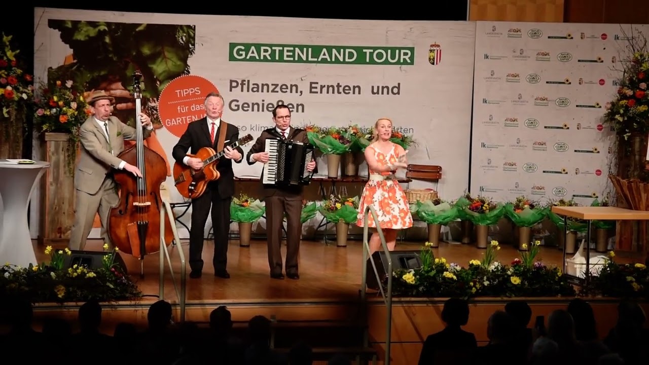 Conny und die Sonntagsfahrer auf der Gartenland Tour in der Alfons Dorfner Halle in Lembach, O.Ö.