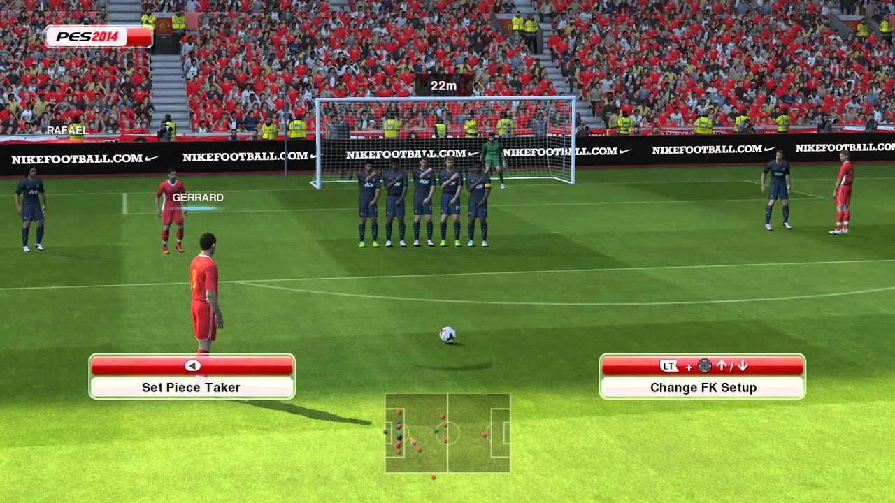 PES 2014 - Liverpool vs Manchester United Gameplay PC | Non-commentary