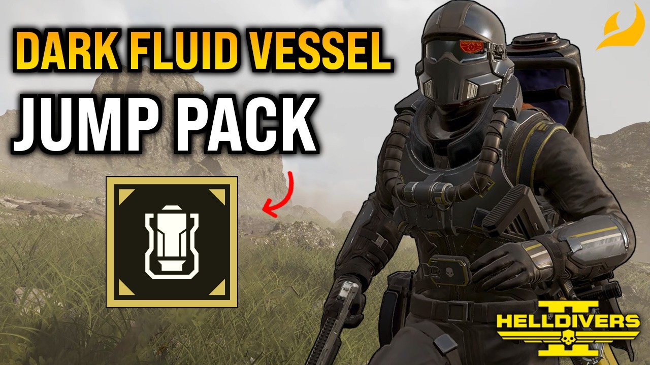 Helldivers 2 - Dark Fluid Vessel Jump Pack is INSANE, SOLO Super Helldive vs BUGS (Full Clear)