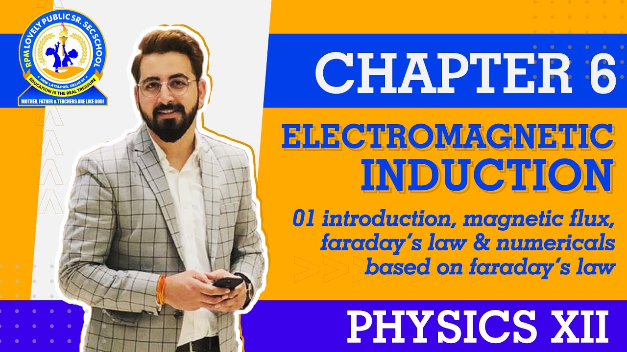PHYSICS XII | EMI: Intro, Magnetic Flux, Faraday's Law & Numericals | Ch6 Class1 | LPSNLP