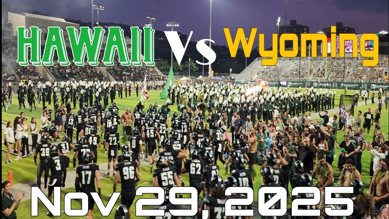 Hawaii Vs Wyoming Nov 29, 2025 (Live Highlights)