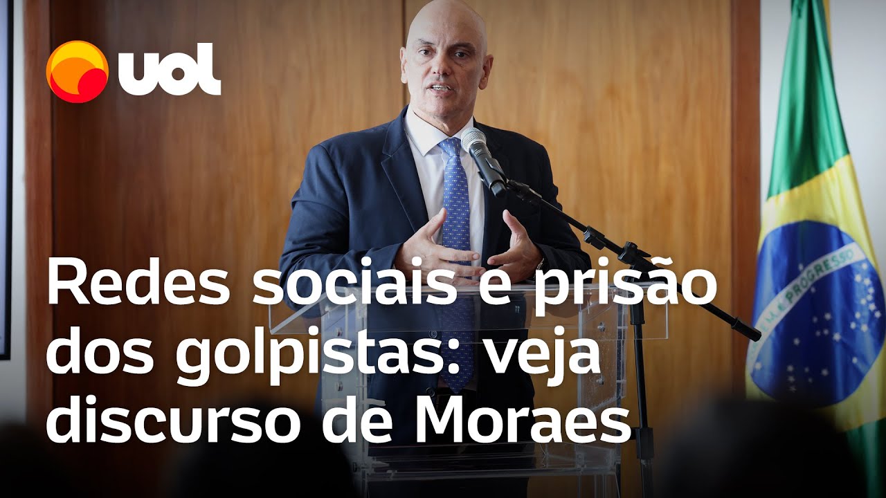8/1, redes sociais e prisões de golpistas: Veja discurso de Moraes na íntegra