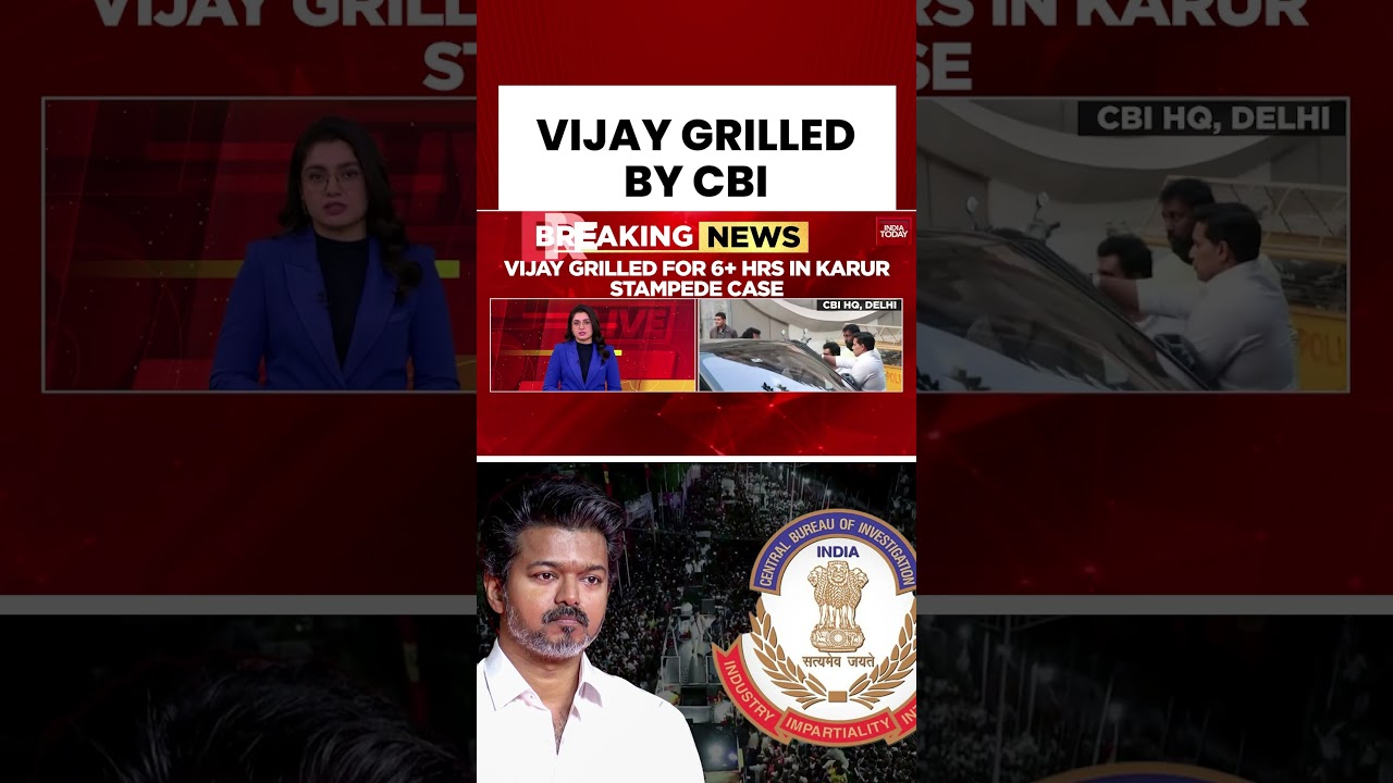 Vijay's CBI Grilling: Vijay Questioned By CBI For Six Hours In Karur Stampede Case