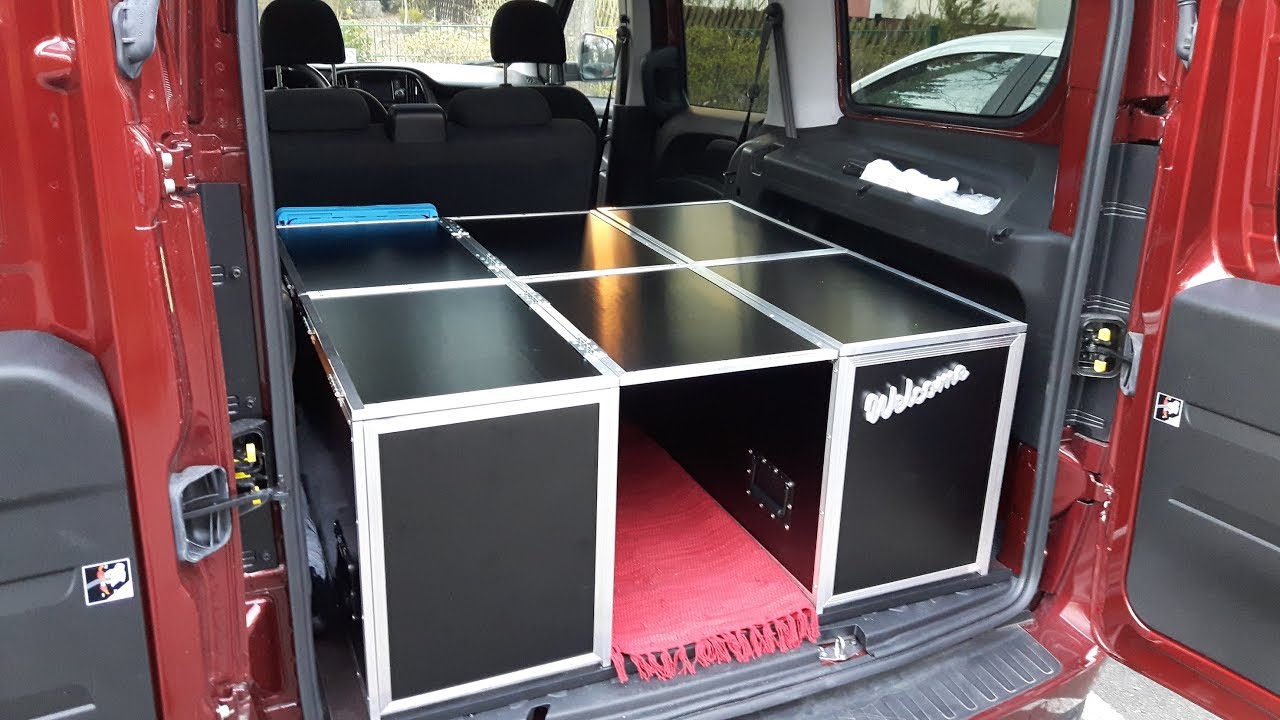 Ausbau Hochdachkombi - Auto zum Minicamper umbau - Wohnmobil - Fiat Doblo Maxi XL Campervan