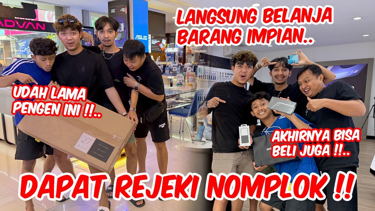 Akhirnya hari ini datang juga !! BELANJA APAPUN YANG KAMI SUKA