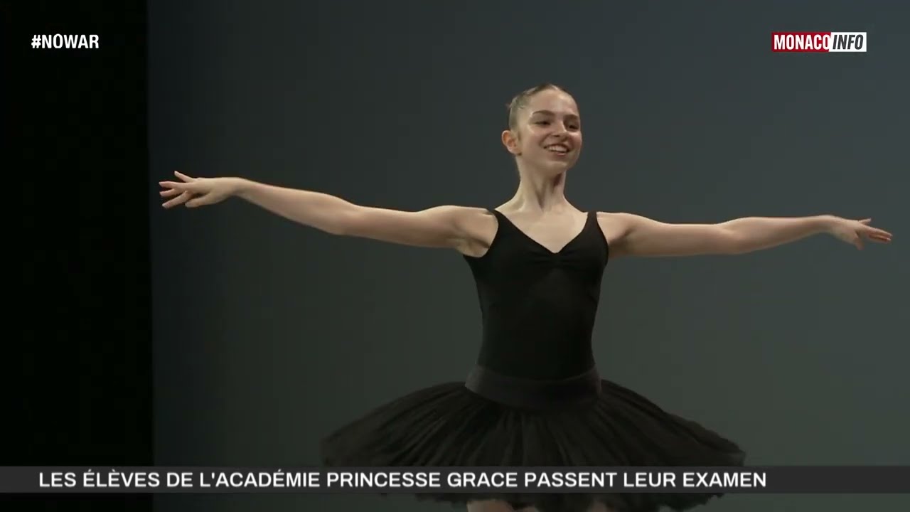 Danse : Les élèves de l'Académie Princesse Grace passent leur examen