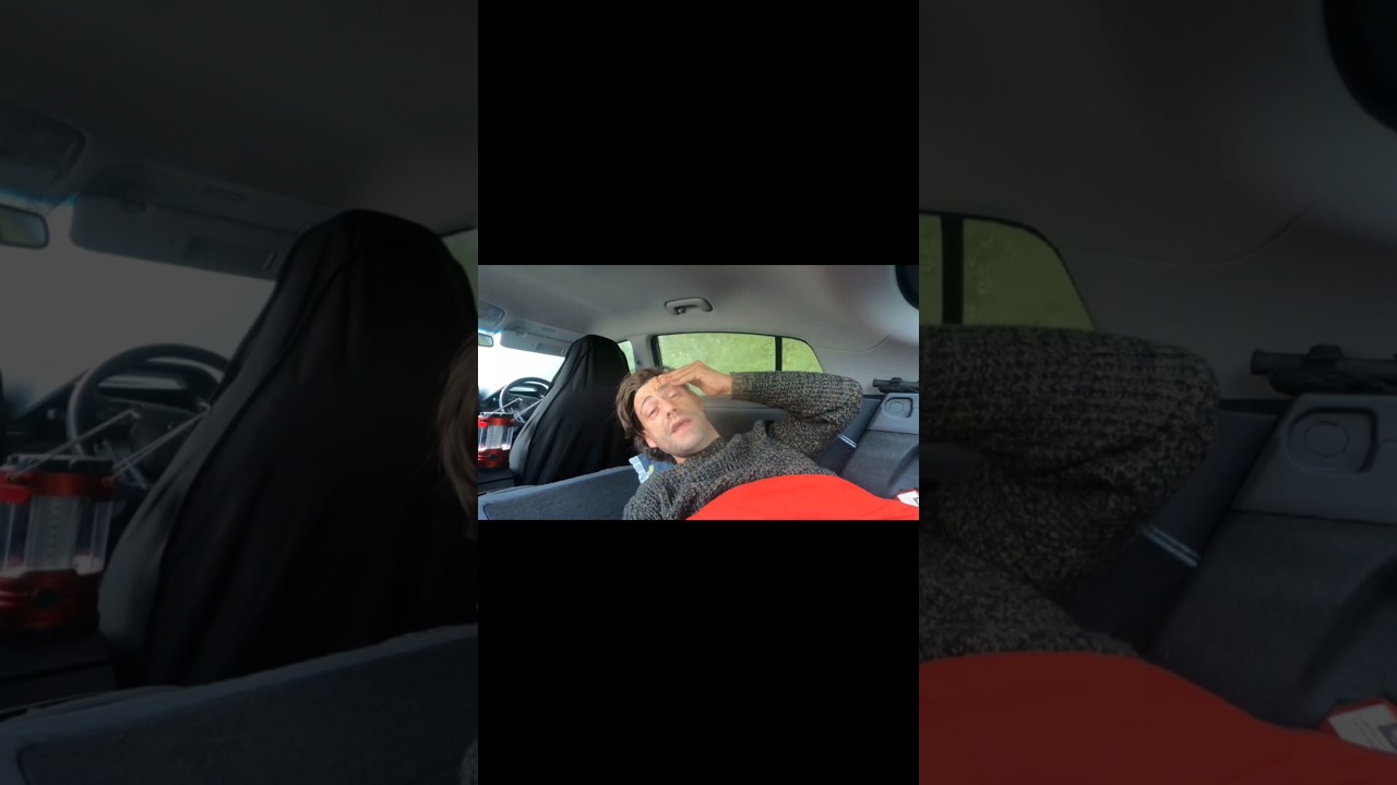 Car camping and sea swimming 