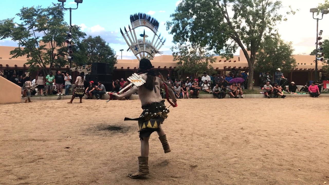 Joe Tahonnie Jr and White Mountain Apache Crown Dancers | New Mexico State Fair - Clip 12