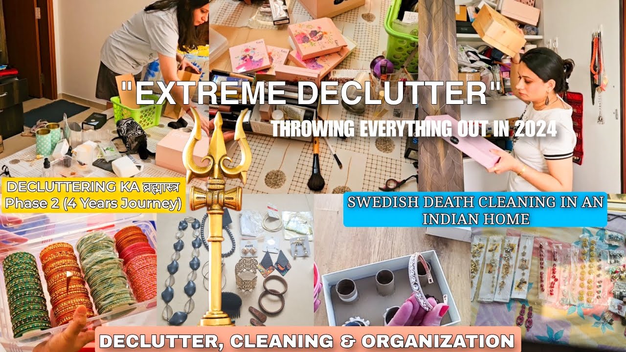 THROWING EVERYTHING I OWN OUT IN 2024 / Decluttering, Organizing, & Cleaning! Whole House Declutter