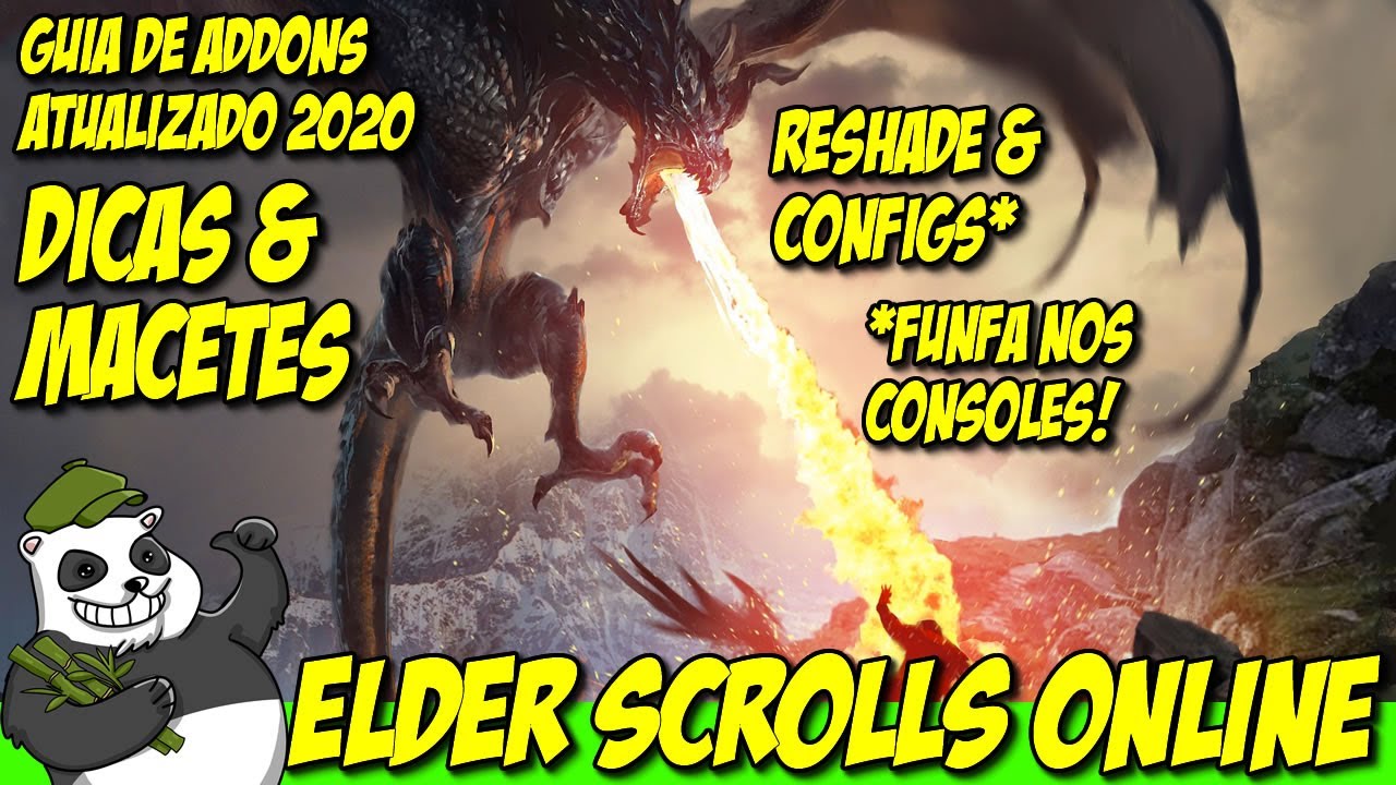 ESO Guia Addons atualizado 2020 - Minion - Reshade e Configs basicas: Funciona no console Também.