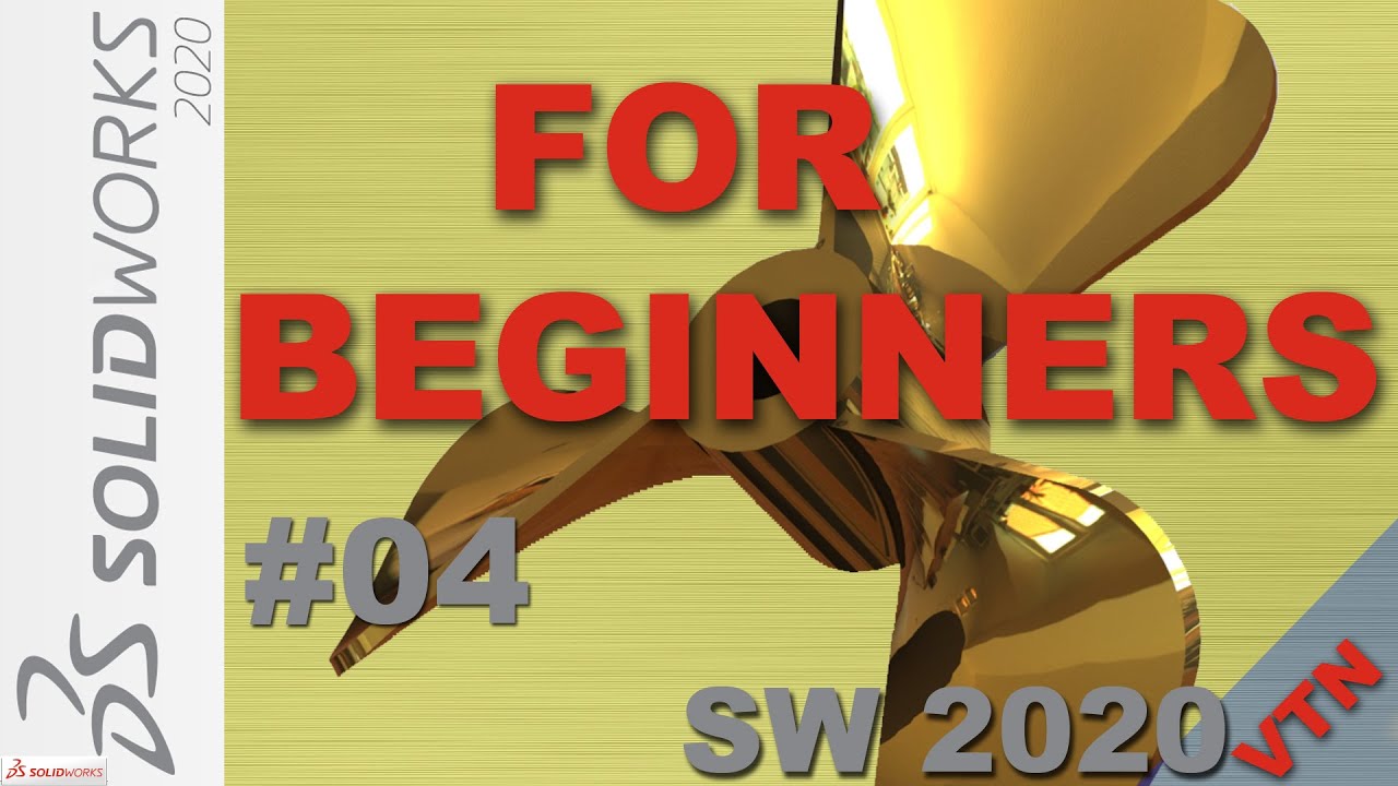 SolidWorks 2020 ( 04 Surface Design ) TUTORIAL