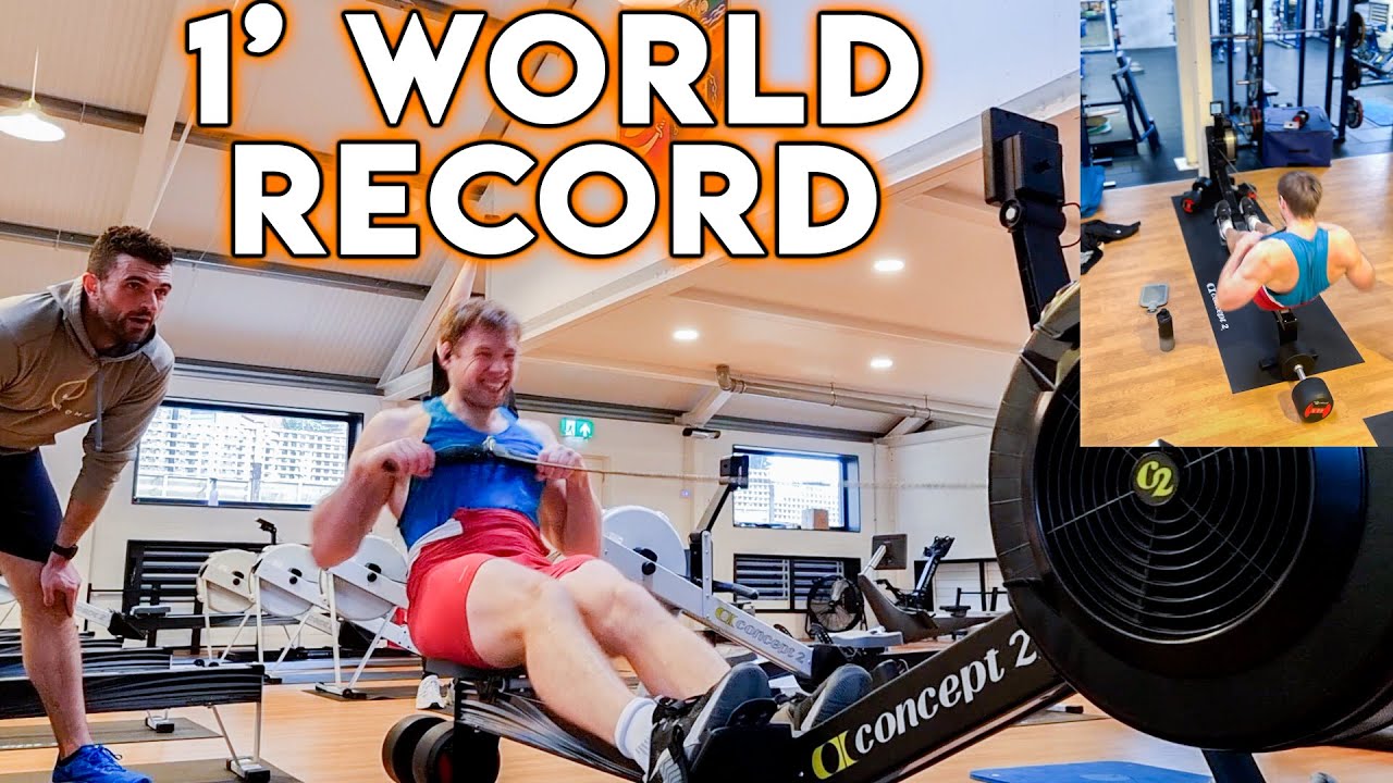 Phil Clapp 1 Minute Rowing Machine World Record