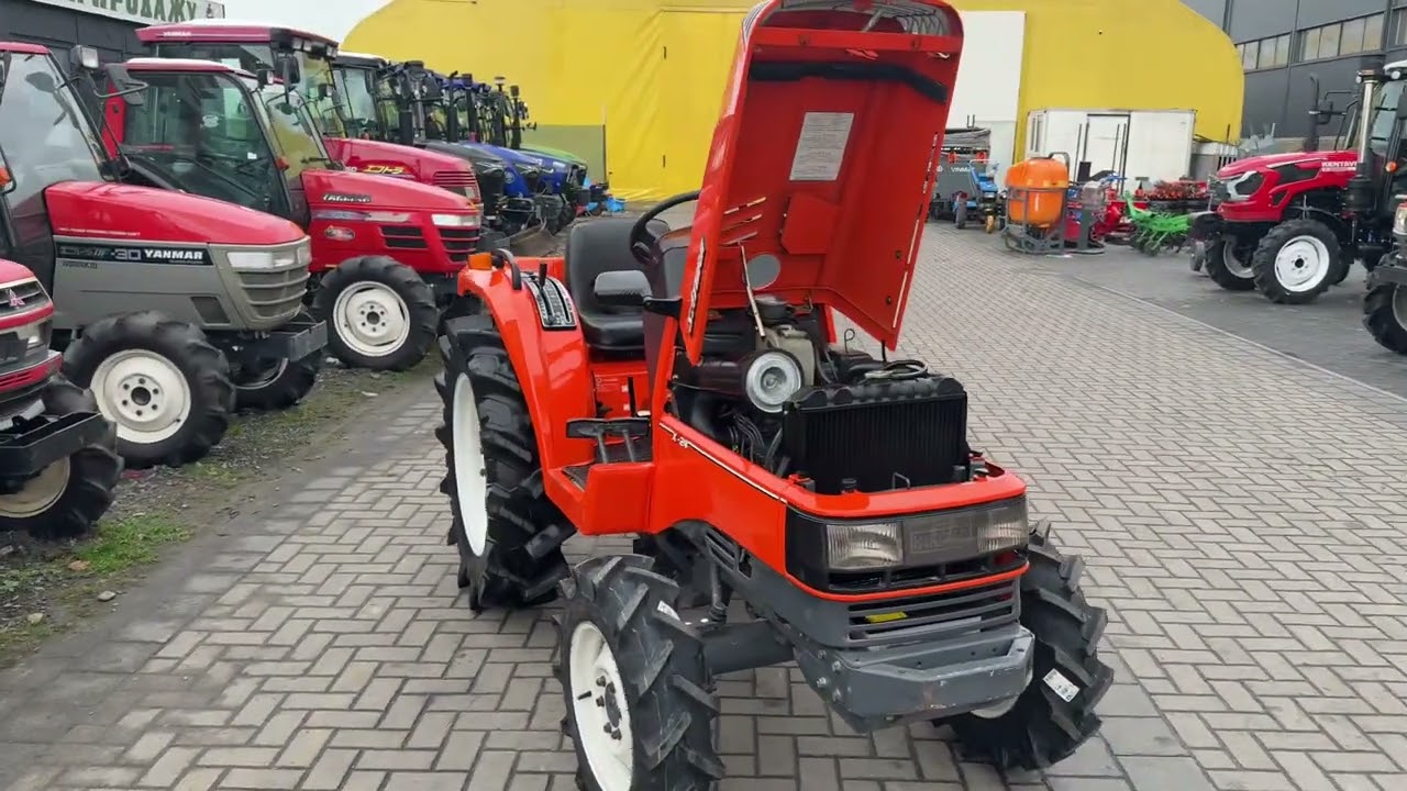 KUBOTA X-24 -4 циліндри працює як авто! Міні трактор з японії на майданчику ВЕСТЛЬВІВ