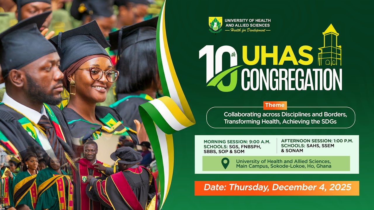 10TH UHAS CONGREGATION, AFTERNOON SESSION ||04||12||2025