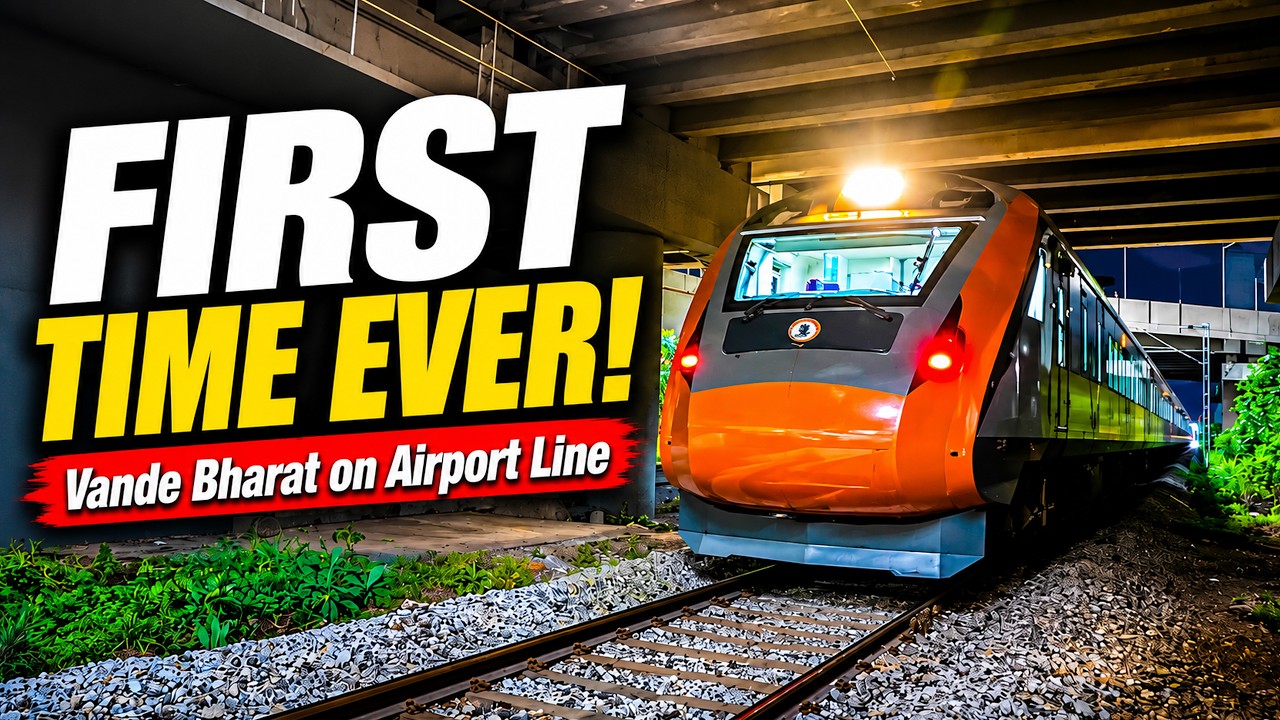 First Time in History, Vande Bharat Express & Route Diverted Trains on Kolar Bengaluru Airport line