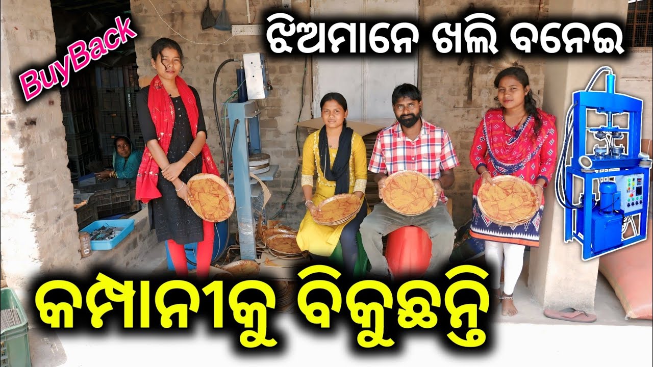 BuyBack Paper Plate ବିଜିନେସରେ ! ଝିଅମାନେ ଖଲି ବନେଇ କମ୍ପାନୀକୁ ବିକୁଛନ୍ତି